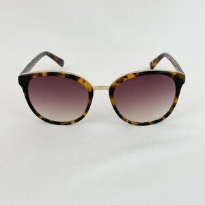 Elie Tahari Tortoise & Gold Cat Eye Sunglasses NWOT